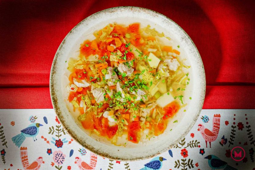 Erdély ízei: Sertéscsorba ciberével