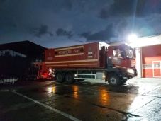 Kigyulladt egy személyvonat mozdonya a temesszlatinai állomáson