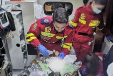 Mentőautóban megszülető ikerpárt kellett újraéleszteni, az orvosok sikerrel jártak