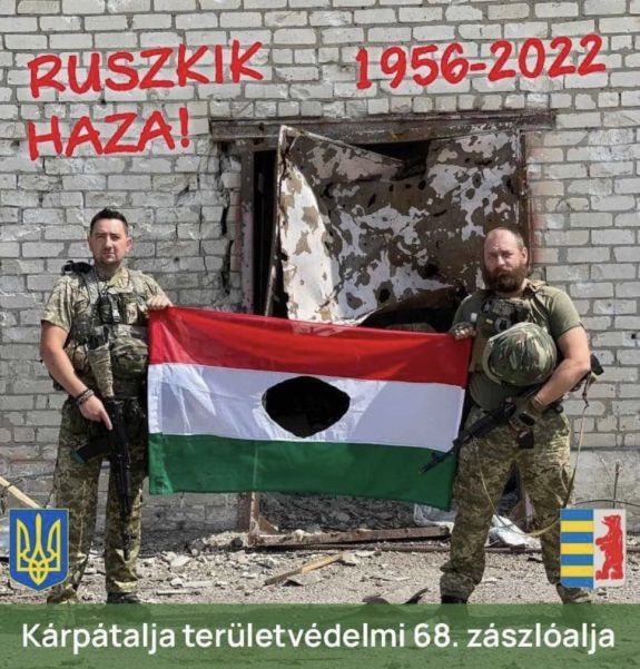 Megemlékeztek 56-ról az Ukrajnában harcoló kárpátaljai magyar katonák