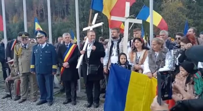 A román parcella megvédésére szövetkeztek a nacionalista szervezetek az úzvölgyi katonatemetőben