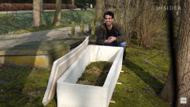 Gombából készült, élő koporsókba is lehet temetkezni Bécsben