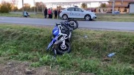 Betonszivattyúzó autóval ütközött egy motoros Arad megyében