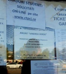 Kolozsvár: sokan Zöld Pénteken is fizetnek a tömegközlekedésért, pedig ilyenkor ingyenes