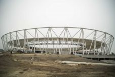 Bokrétaünnepséget tartottak a Nemzeti Atlétikai Központ stadionjánál