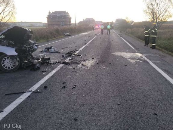 Halálos baleset történt Kolozs megyében, a 23 éves sofőr életét nem tudták megmenteni