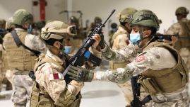 Katar 2022: török rendfenntartó erők ügyelnek a biztonságra