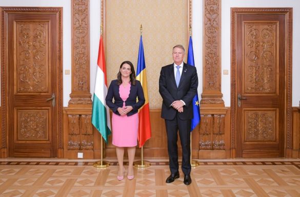 Romániába látogat szerdán Klaus Iohannis meghívására Novák Katalin magyar köztársasági elnök