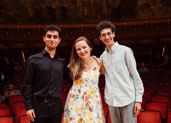 Két román és egy francia zenész a George Enescu verseny döntőjében