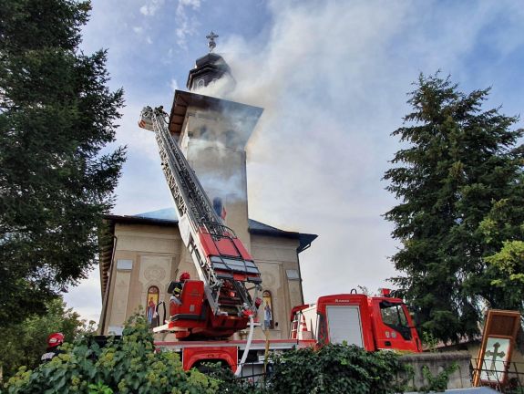 Tűz ütött ki a krasznai ortodox templomban