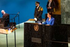 Novák Katalin az ENSZ-közgyűlésen: a tagállamoknak a béke kell legyen az elsődleges céljuk