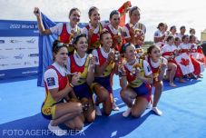 A román női nyolcas is világbajnok lett az evezős-vb-n