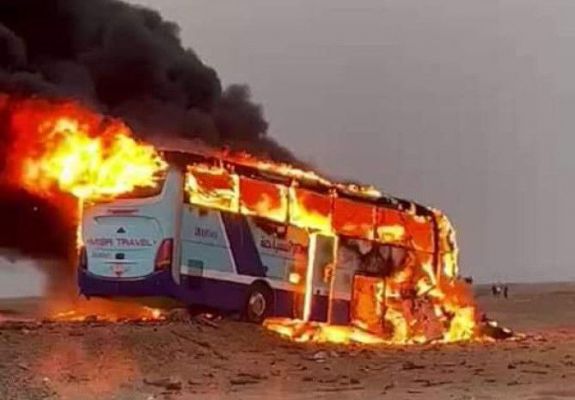 Turisták haltak meg egy egyiptomi buszbalesetben