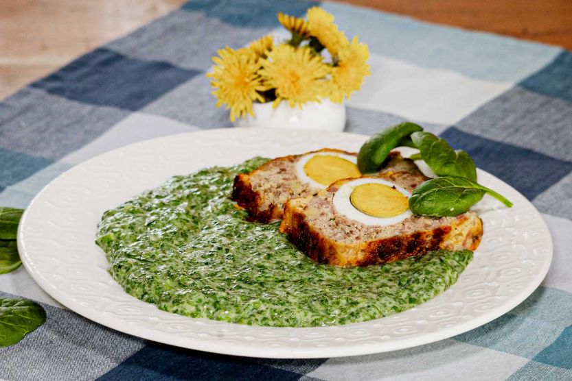 Erdély ízei: stefániaszelet spenótfőzelékkel