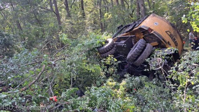 Halálos baleset: kisiklott és felborult egy vasúti munkagép