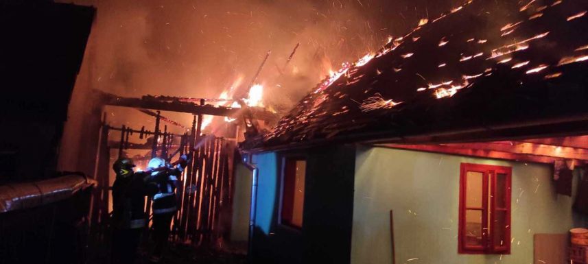 Villámcsapás okozott tüzet Székelykeresztúron