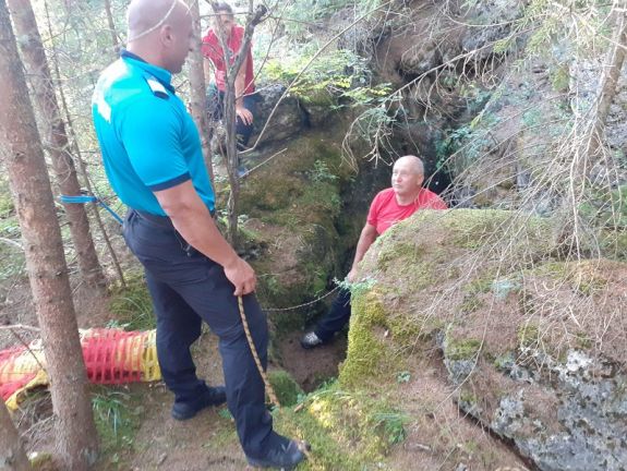 Őzgidát mentettek a borszéki Medve-barlangból