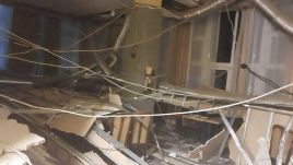 Leszakadt egy rendezvényterem mennyezete Herkulesfürdőn