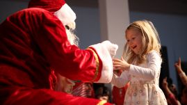 Megérkezett a Mikulás Kolozsvárra