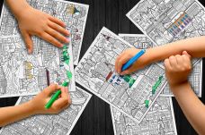 Tsylvania – Erdély összes városa egy kifestőkönyvben