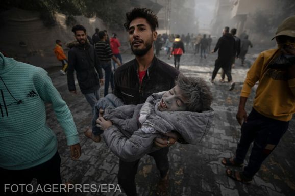 Háború Gázában: a lakóhelyek több mint fele megsemmisült