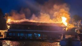 Hatalmas tűz: teljesen kiégett egy nemrég felújított étterem