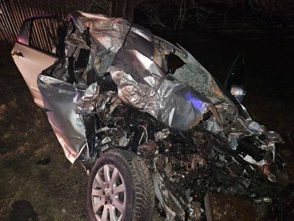 Súlyos baleset Hargita megyében: egy személyautó és egy darus kocsi ütközött