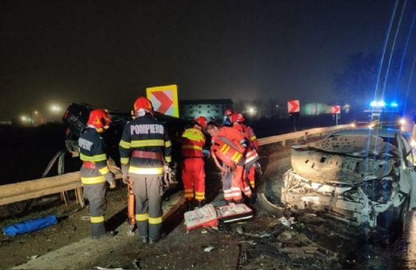 Súlyos közúti baleset szerdán reggel Gyulafehérvár kijáratánál – a forgalmat az autópályára terelték