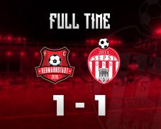 Superliga: hátrányból jött vissza Nagyszebenben, döntetlennel zárta az évet a Sepsi OSK