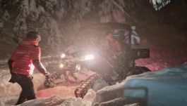 Negyven turista rekedt a Szebenjuharos környéki menedékházakban a nagy hóhullás miatt