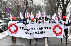 Véget ért a Sanitas bukaresti tiltakozó felvonulása
