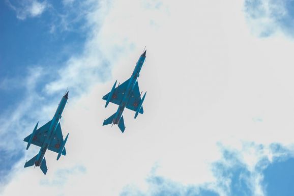 Ismeretlen légieszköz miatt riasztották a légierő vadászgépeit