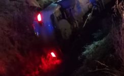 Kolozs megye: megsérült két fiatal, árokba zuhant az autó