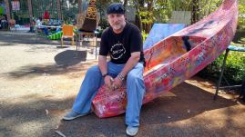 Etiópiában mutatkozott be Balog István nagyenyedi képzőművész  