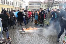 Eltemették a farsangot Kézdivásárhelyen is