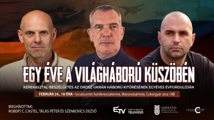 Egy éve a világháború küszöbén – Kerekasztal-beszélgetés az Erdély TV-ben