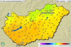 Megdőlt a január elsejei melegrekord Magyarországon