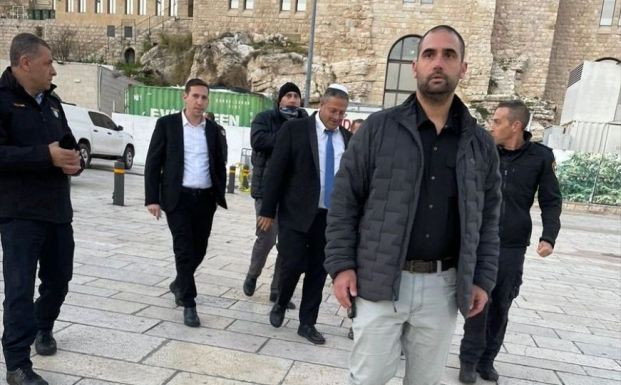 Az izraeli nemzetbiztonsági miniszter ellátogatott a Templom-hegyre