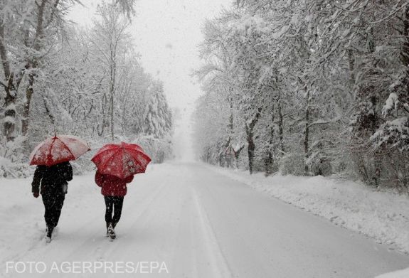 Viharos szélre és hóviharokra figyelmeztetnek a meteorológusok