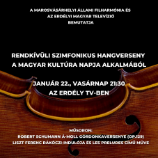 Szimfonikus hangversennyel várja nézőit a magyar kultúra napján az Erdély TV