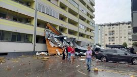 Heves vihar csapott le Zágrábra, két ember meghalt