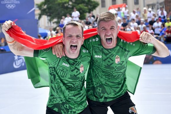 Európa Játékok – Aranyérmes a magyar férfi páros teqballban