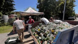 A sepsiszentgyörgyiek 53 tonna üveget cseréltek sörre