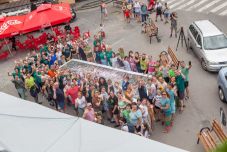 A világrekord nem sikerült, de közösségi élményt hozott az udvarhelyi kirakózás