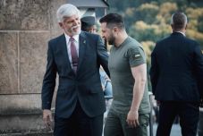 Volodimir Zelenszkij váratlanul Prágába érkezett