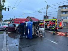 Négyen sérültek meg egy kolozsvári balesetben