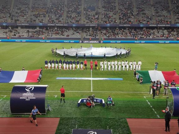 Focicipőket loptak az olaszok öltözőjéből a Kolozsváron zajló U21-es Eb-n