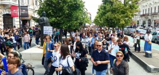 A pedagógusok nem hagyják magukat – Ismét utcára vonultak Kolozsváron