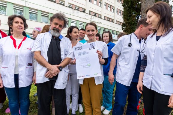 Elismerés: gyémánt fokozatú a sepsiszentgyörgyi kórház stroke ellátása