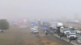 Óriási láncbaleset az autópályán, mintegy 50 autó rohant egymásba